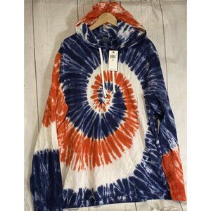 Polo Ralph Lauren 100% Cotton XL Red White & Blue America Tie Dye Hoody $79 NWT